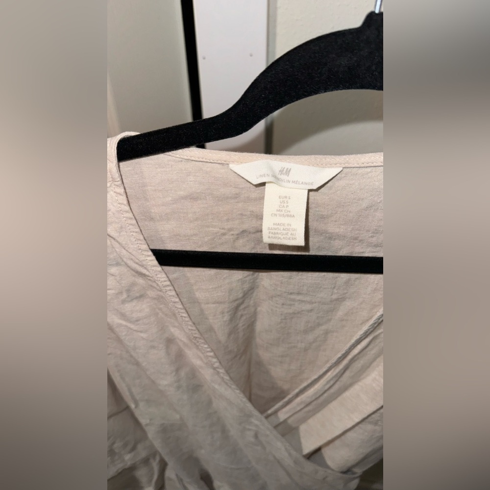 Linen H&M dress